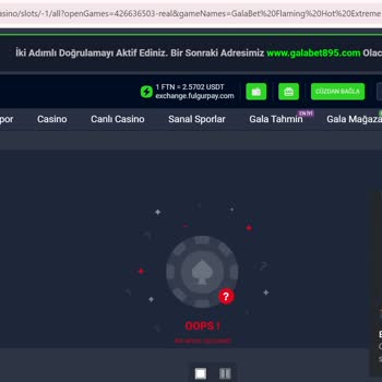 Galabet 'te Para Yatırdım Ne Oynayabiliyorum Ne Çekim Yapabiliyorum!