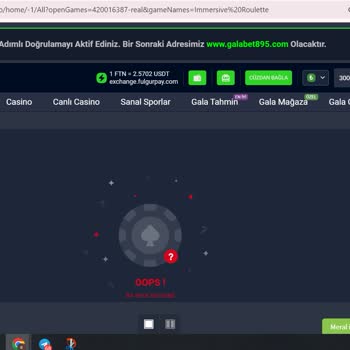 Galabet 'te Para Yatırdım Ne Oynayabiliyorum Ne Çekim Yapabiliyorum!