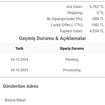 Balmain Siparişimde 15 Gündür Sessizlik