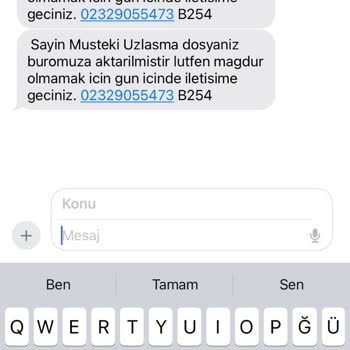 Asılsız Uzlaşma Mesajlarıyla Karşı Karşıya Kaldım