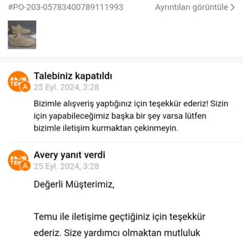 Sipariş İptali Ve İade Edilmeyen Para Sorunu