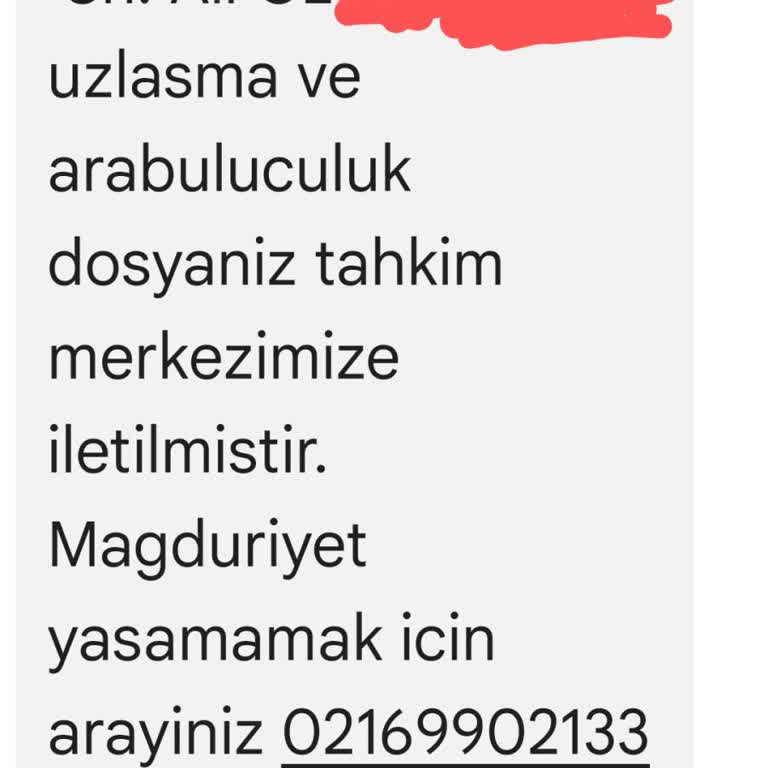 Sahte Hukuk Bürosu Mesajlarıyla Mağduriyet