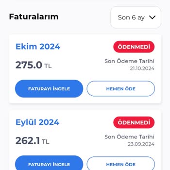 Ödenen Faturanın Sistemsel Hatası Hizmetimi Engelliyor