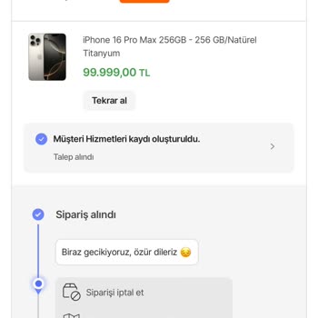 Hepsiburada'da Teslimat Sorunu Ve İade Çilesi