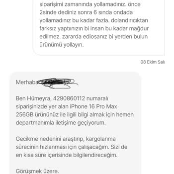 Hepsiburada'da Teslimat Sorunu Ve İade Çilesi