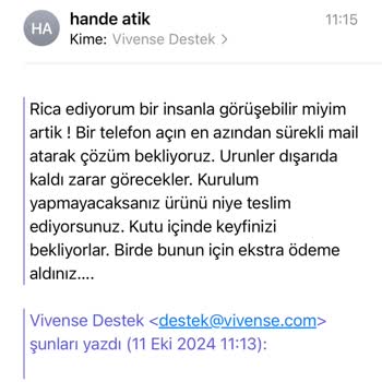 Vivense'den Alınan Dolap Kurulum Hizmeti Hayal Kırıklığı Yarattı