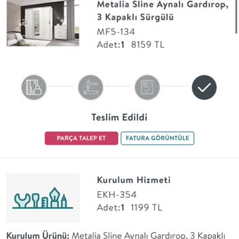 Vivense'den Alınan Dolap Kurulum Hizmeti Hayal Kırıklığı Yarattı