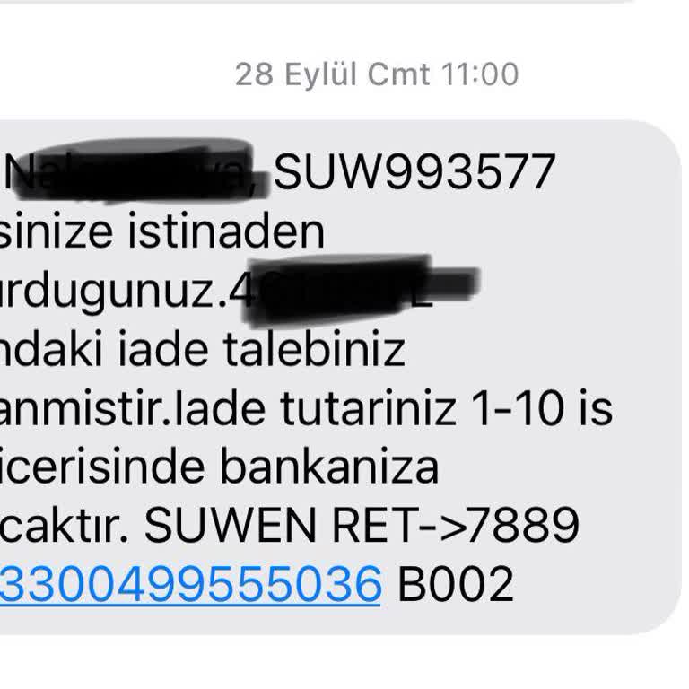 Suwen İade Sürecinde Müşteri Yorgunluğu