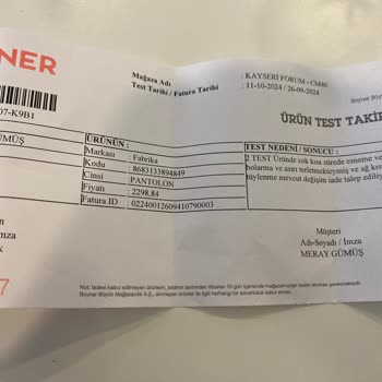 Boyner'den Alınan Pantolonun Kalite Sorunları Ve İade Mücadelesi