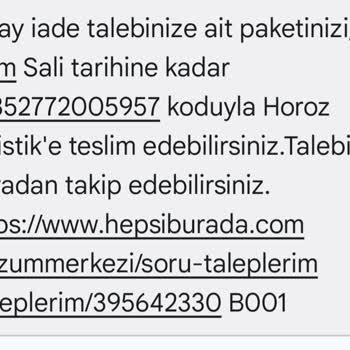 Horoz Lojistik İade Sürecindeki Aksaklıklar Ve Müşteri Hizmetleri Sorunları