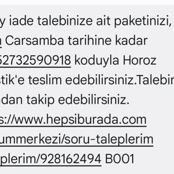 Horoz Lojistik İade Sürecindeki Aksaklıklar Ve Müşteri Hizmetleri Sorunları