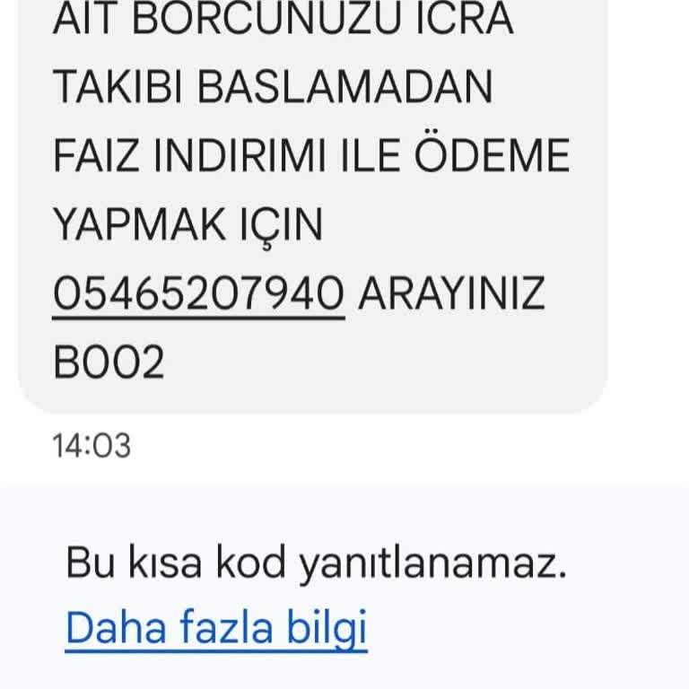 Bilinmeyen Borç Mesajları Ve Usulsüz İcra Tehditleri