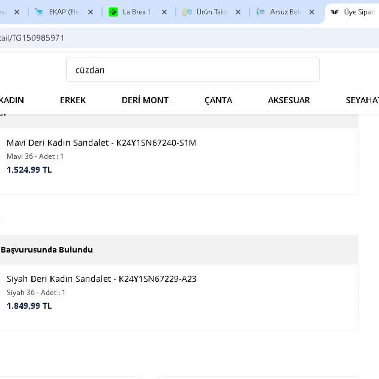 Tergan Deri Online Alışverişte Yanlış Ürün Ve İade Sorunu