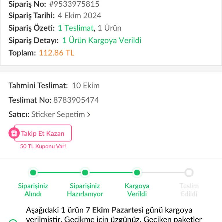 Trendyol Express Kargo Sorunu: Ankara Kazan'da Ürün Kaybı