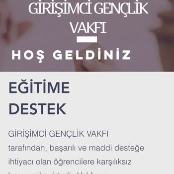 Girişimci Gençlik Vakfı Burs Başvurusunda Güven Sorunu