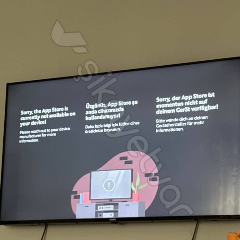 Vestel Televizyonumda App Store Erişim Sorunu