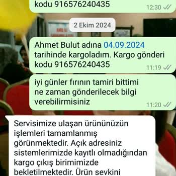 Schafer Fırın Tamir Sürecinde Yaşanan Sorunlar Ve Yanıltıcı Bilgiler