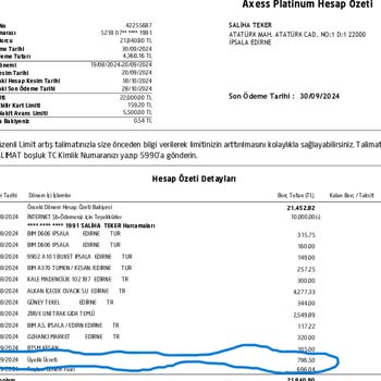 Haksız Üyelik Ücretine İtiraz