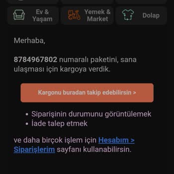 Teslim Edilmeyen Sipariş Ve İletişim Sorunu