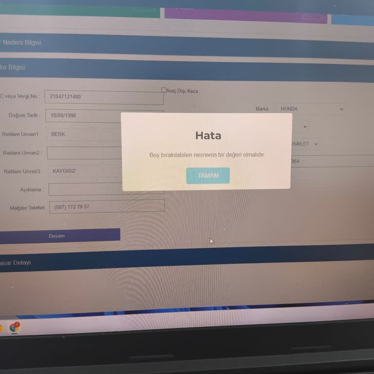 Axa Sigorta'nın Yetersiz Hizmetleri