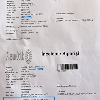 Atasun Optik'te Çifte Standart Sorunu