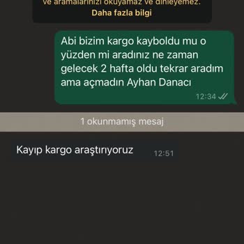 Epttavm Ve PTT Kargo Kaybı Ve İade Sorunu