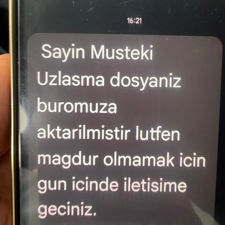Yanıltıcı SMS İle Mağduriyet Tehdidi