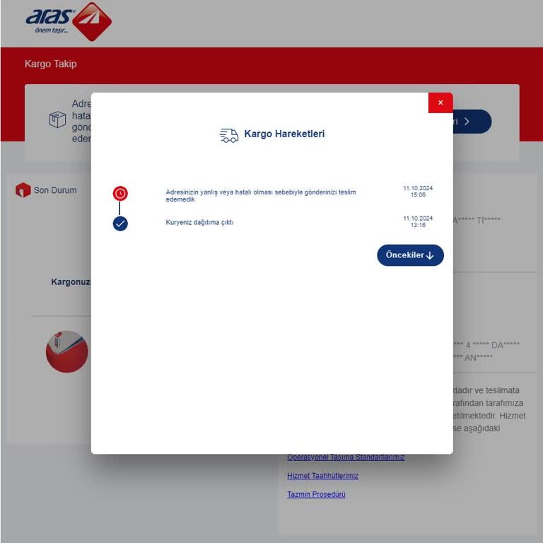 Kargo Teslimatında Yanlış Bilgilendirme Ve Ağırlık Sorunu