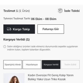DeFacto'dan Sipariş Ettiğim Hediye Zamanında Teslim Edilmedi, Kargo Sorunları Bitmiyor