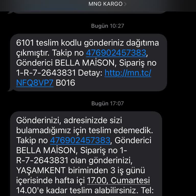 Evdeyken Teslim Edilmeyen Kargo Sorunu