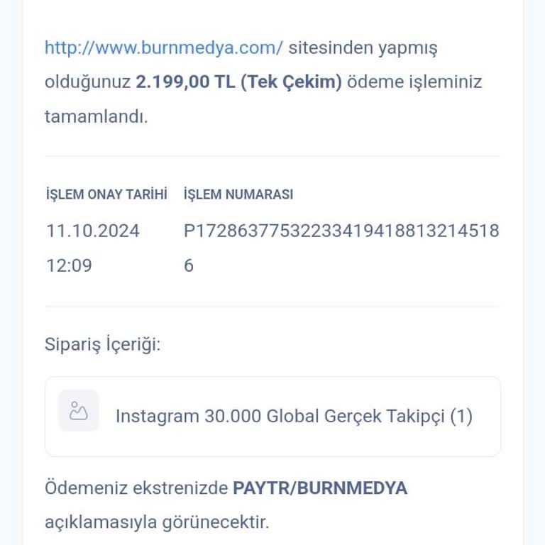 Burn Medya Satın Alınan Takipçiler Gelmedi Ve Destek Alınamıyor