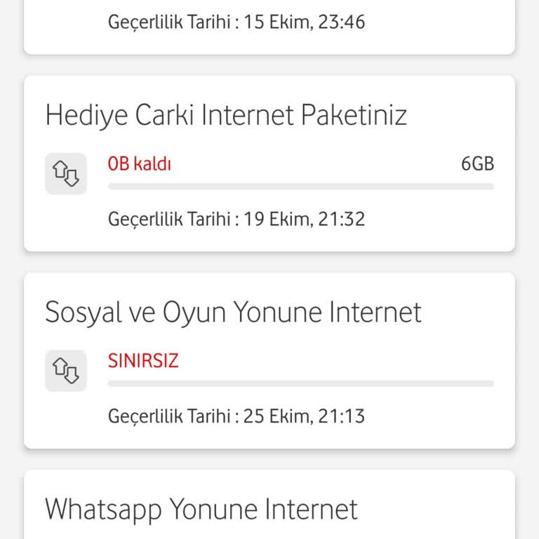 Vodafone Sınırsız Sosyal Medya İnternet Sorunu