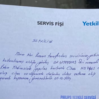 Çatlak Kahve Makinesi Ve İade Sorunu