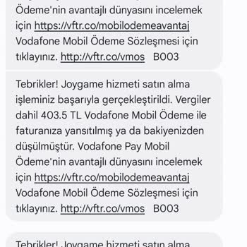 Joygame İzinsiz Harcama Ve Yetersiz Destek