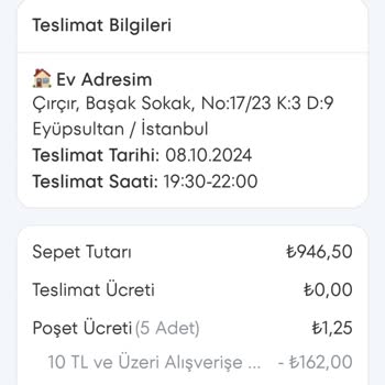 A101 Kapıda Uygulaması Teslimat Sorunu
