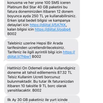 Turkcell Paket Fiyatlarından Şikayet