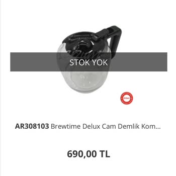 Hassas Cam Demlik Ve Bekleyen Stok Sorunu