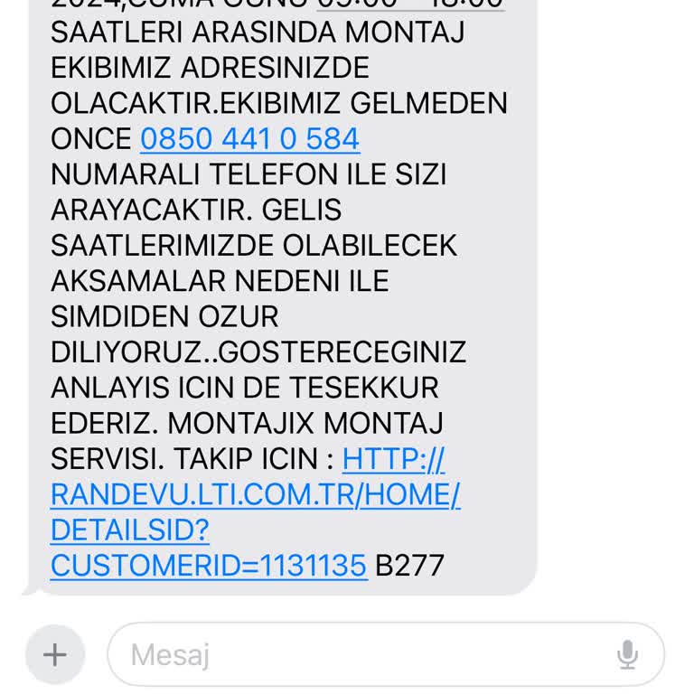 Montajıx Firmasından Randevu Sonrası İletişim Ve Hizmet Sorunu
