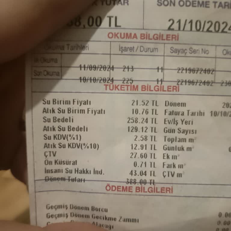 İSKİ Faturalarında Hukuksuz Atık Su Bedeli İadesi Talebi