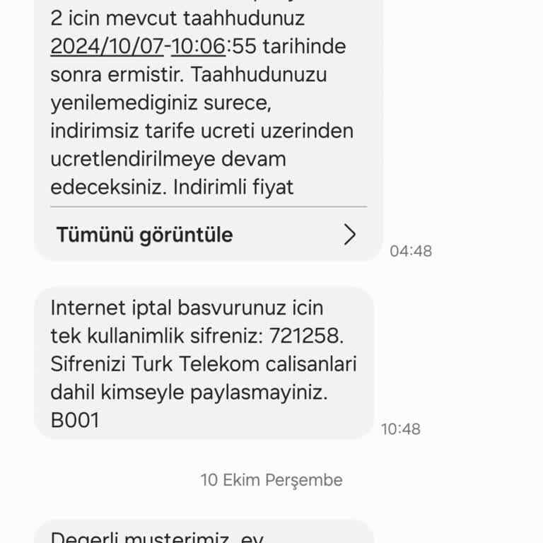 Türk Telekom'un Taahhüt Ve Nakil Sürecindeki Keyfi Uygulamaları