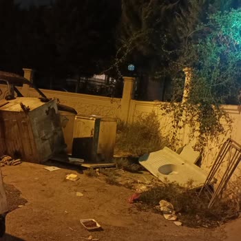 Huzurevleri Mahallesinde Çöp Konteyneri Sorunu