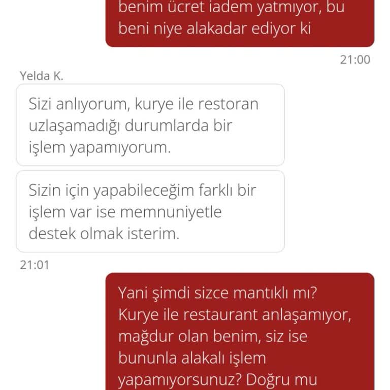 Eksik Sipariş Ve Yetersiz Müşteri Hizmeti
