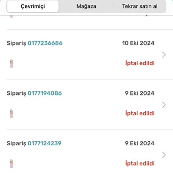 Watsons Uygulaması İptal Sorunu