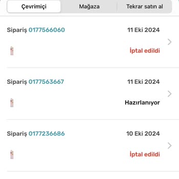 Watsons Uygulaması İptal Sorunu