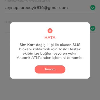 Hesap Girişi Ve Müşteri Hizmetleri Sorunu