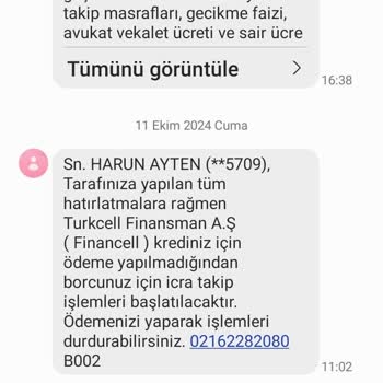 Yanlış Kredi İhbarı Ve İcra Tehdidi