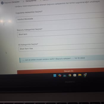 VFS Global Randevu Sorunu Ve Yanlış Kategori Endişesi