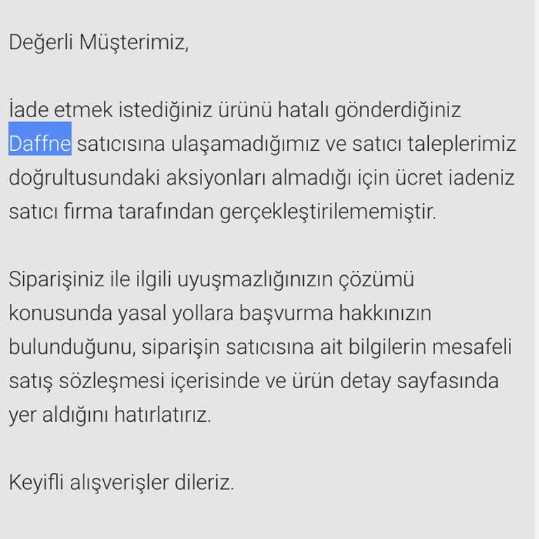 Trendyol'da İade Sorunu: Satıcıya Ulaşılamıyor
