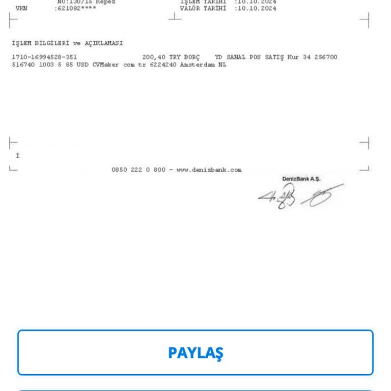 Denizbank'tan Açıklamasız Kesinti Mağduriyeti