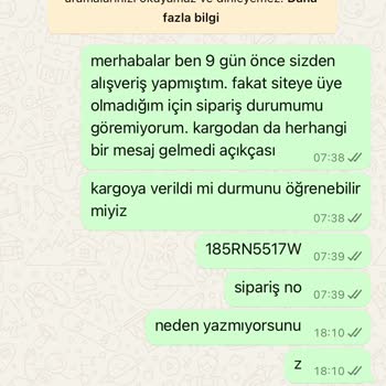 Kargo Gecikmesi Ve İletişim Eksikliği